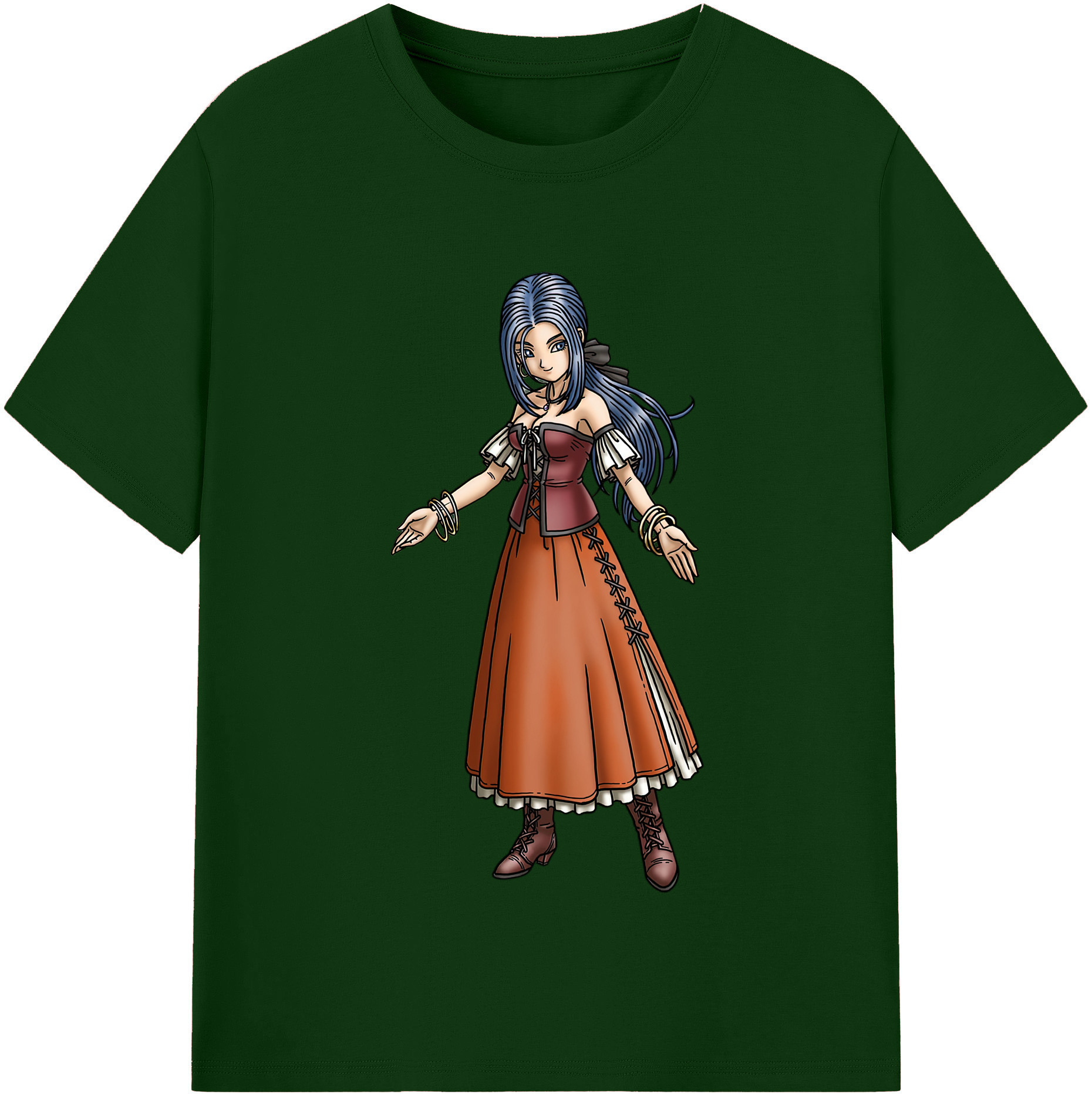 （画像用） ドラゴンクエスト Doragon Kuesuto Dragon Quest 綿100％半袖Tシャツ（フロントプリント）